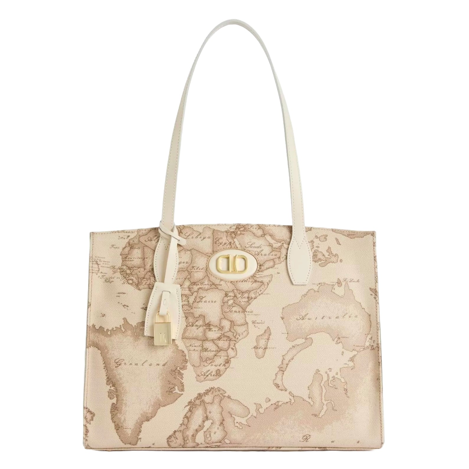 Borsa Donna Shopping Pelle Alviero Martini 1A Classe – Sand Safari Geo Borse Beige - foto prodotto